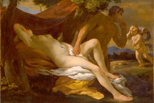 joko Jupiter ja Antiope tai Venus ja Satyr